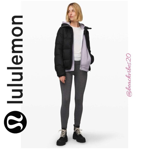 LULULEMON ATHLETICA Pave New Ways Full-Zip Glacier Grey/White Medium EUC LL-235 - Picture 1 of 14